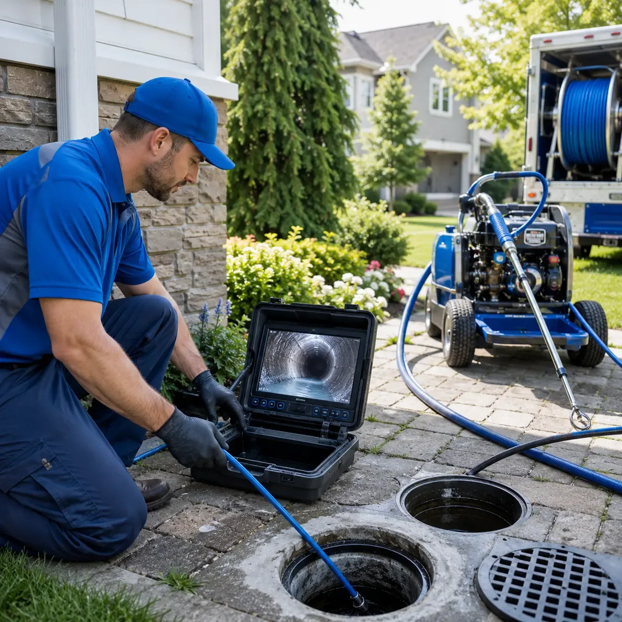 Outdoor drain cleaning professionals serving Fletcher, NC